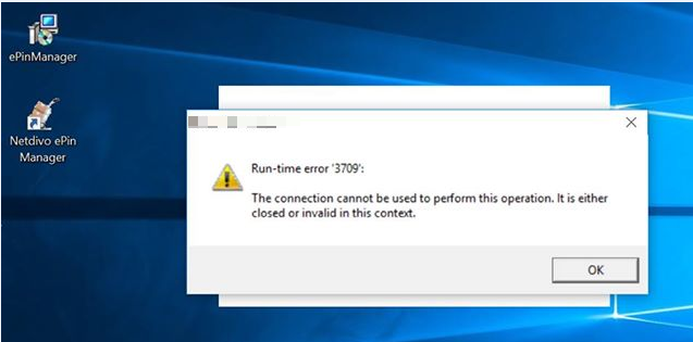 NetDivo Software Showing Error 3709? Here is How To Fix It